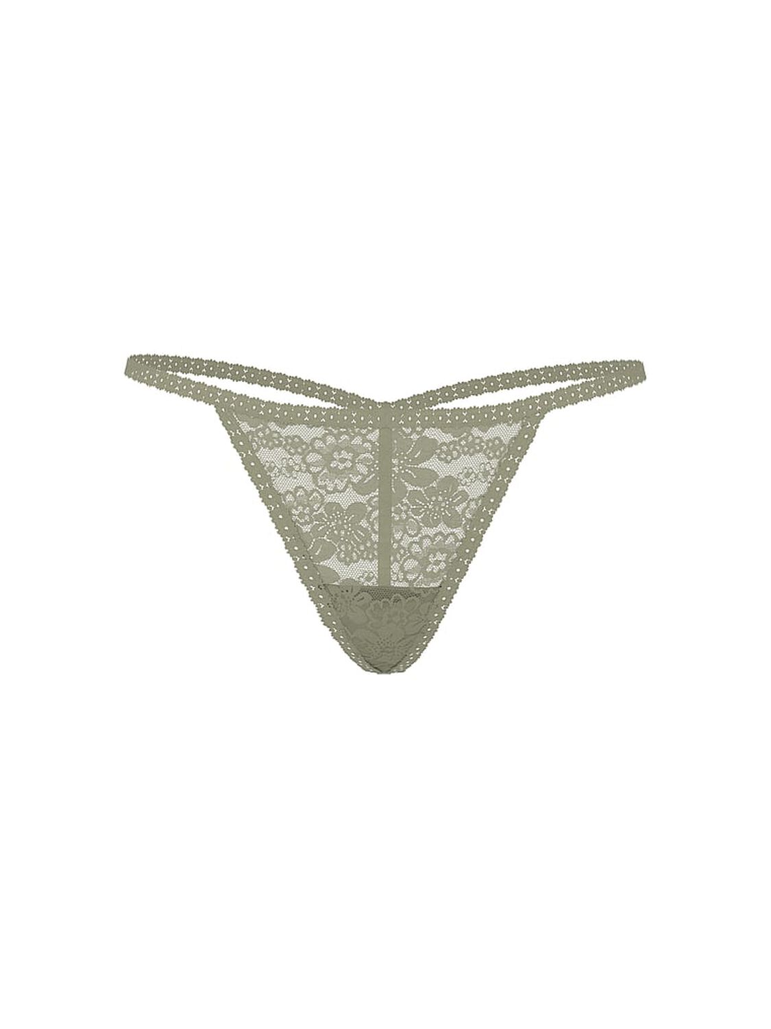 vs Pink PINK Wink&trade; V-String Panty Slate Green 3 of 3 