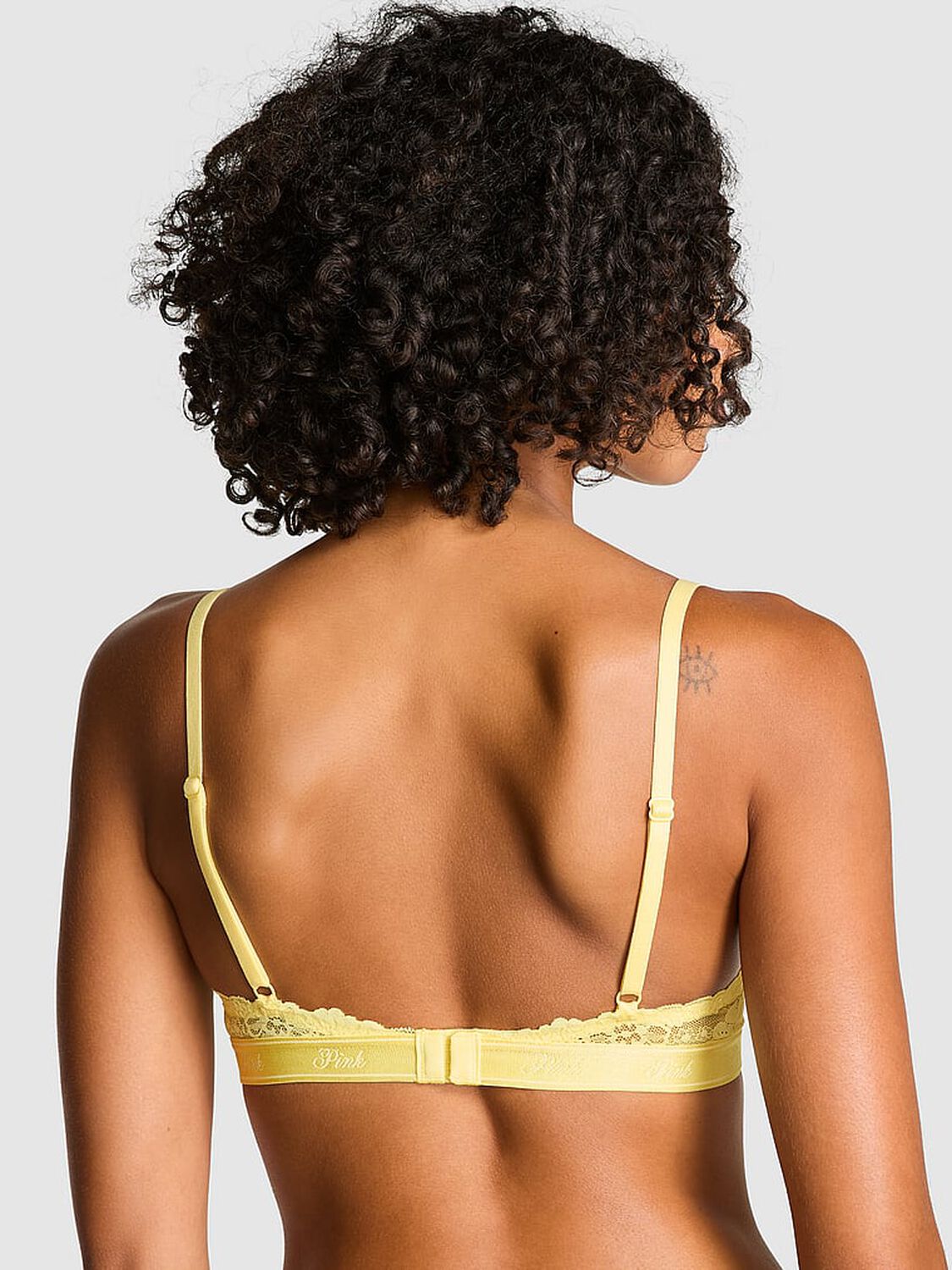 vs Pink Wink Push-Up Balconette Bra Mellow Yellow 2 of 4 