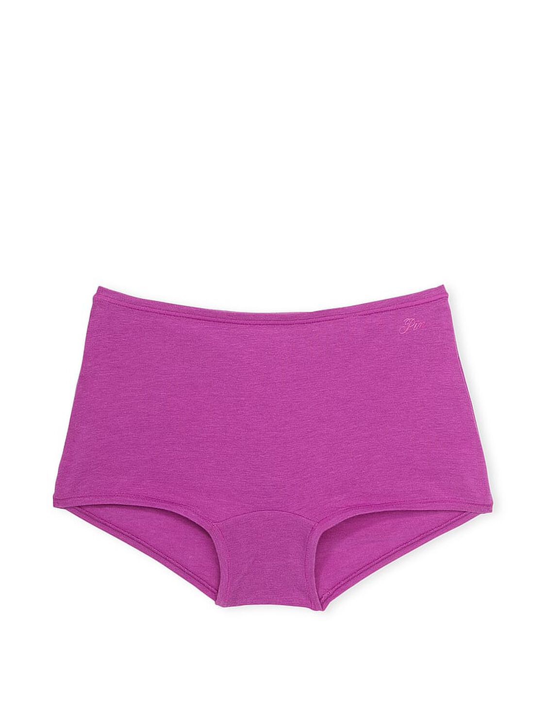 vs Pink Cotton Boyshort Panty Deep Berry 3 of 3 