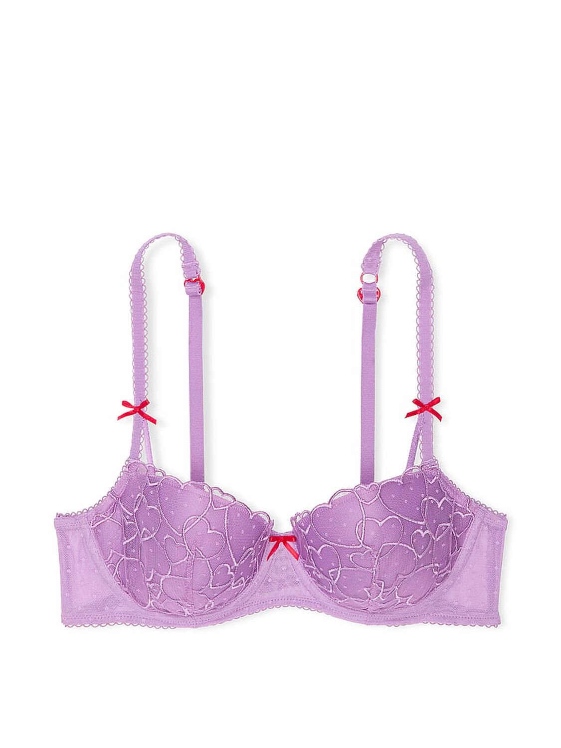 vs Pink Wink Lightly Lined Balconette Bra Grape Taffy 3 of 4 