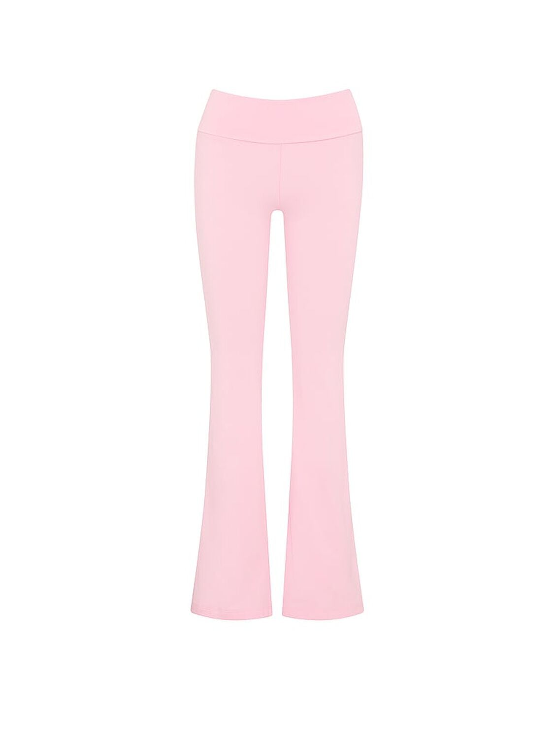 vs Pink All-Day Cotton&trade; Foldover Flare Leggings Coconut Pink Bling 3 of 4 