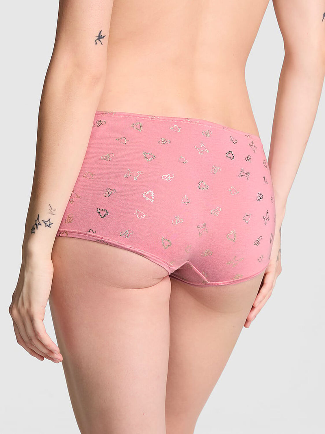 vs Pink Cotton Boyshort Panty 2 of 3 