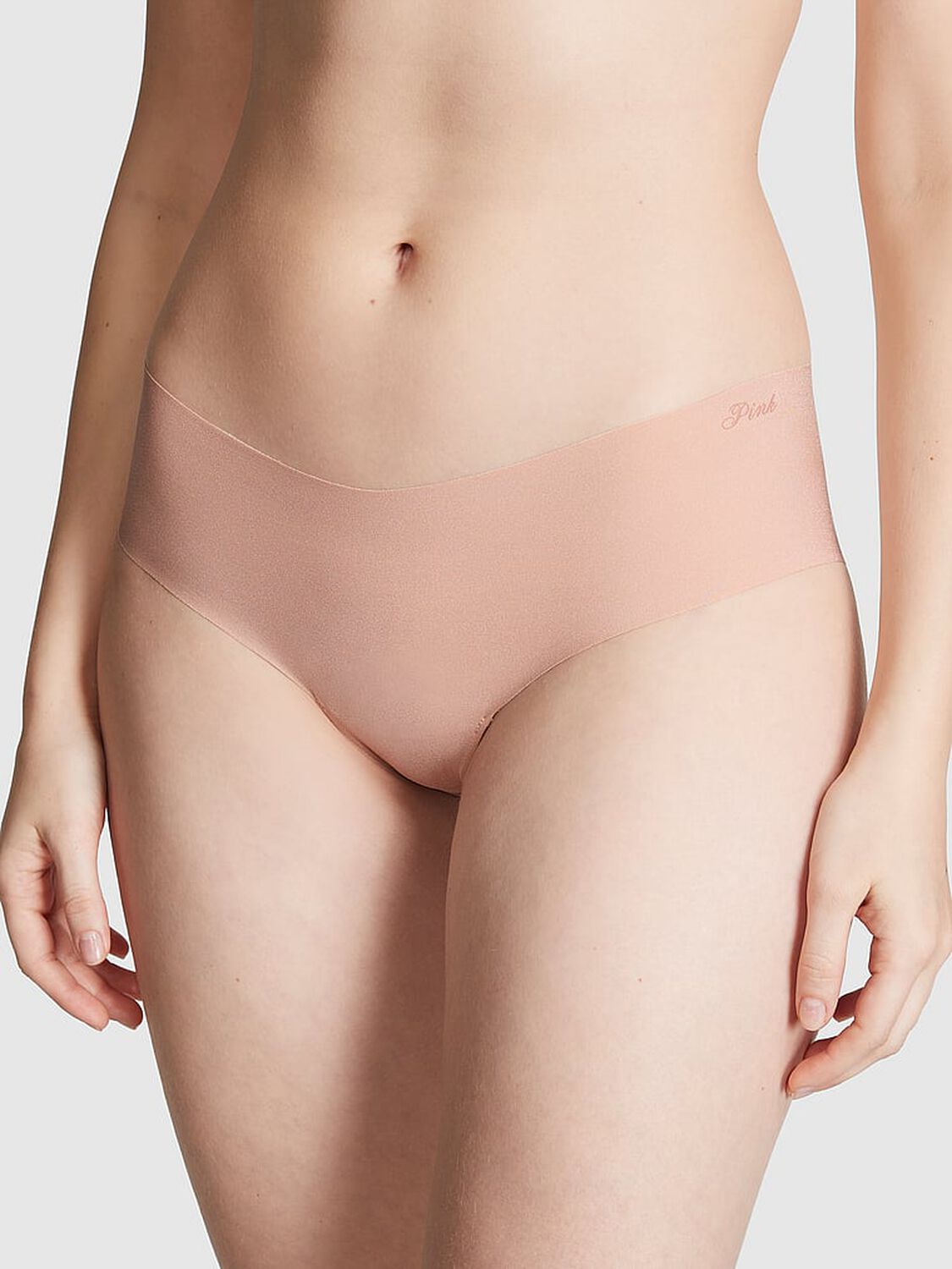 vs Pink No-Show Cheeky Panty Macaron 1 of 3 
