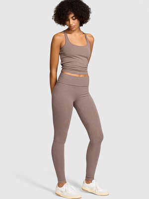 All-Day Cotton Foldover Leggings
