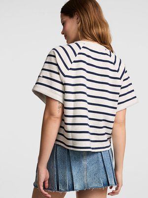 Campus Terry&trade; Short-Sleeve Crew Sweatshirt