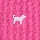 Logo Cotton Shine High-Leg Thong Panty, Pink Gossip Dot Dog Print, swatch