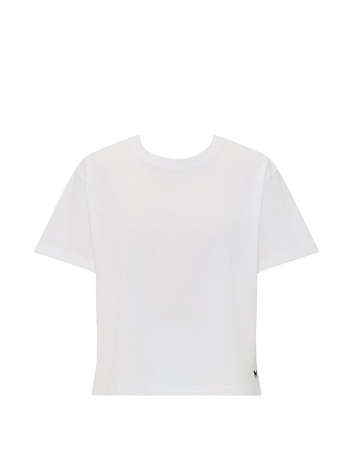 vs Pink Cotton Oversized Pocket Tee Vs White 3 of 3 