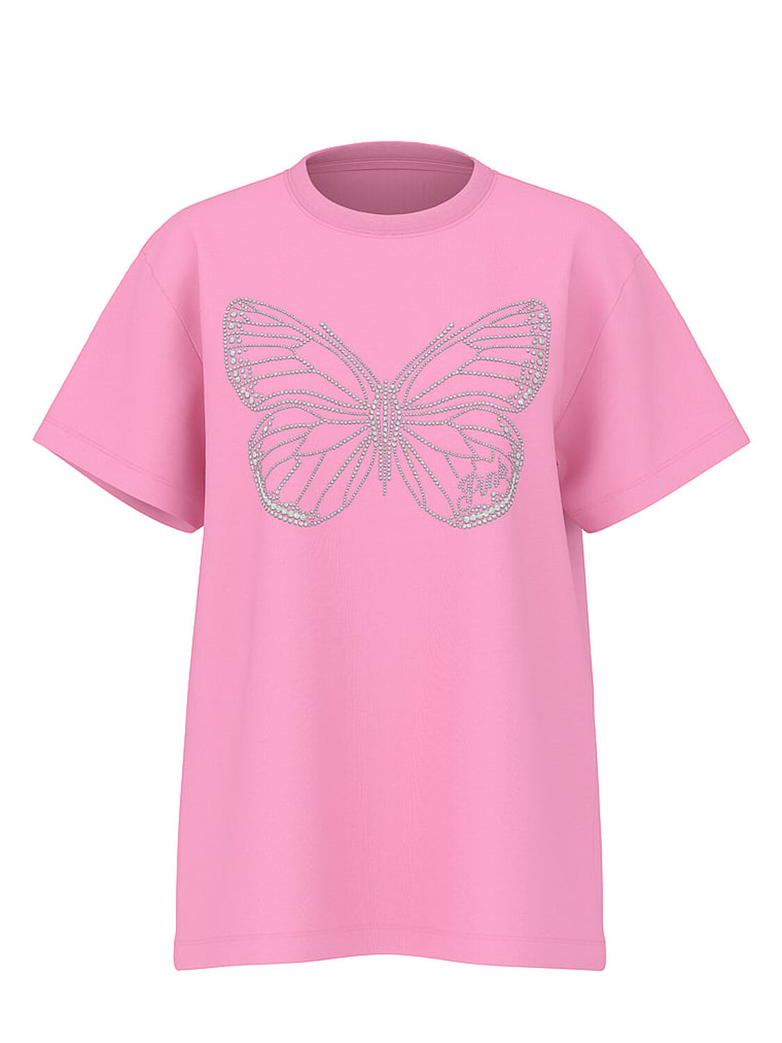 vs Pink Campus Cotton&trade; Tee Pink Lollipop Butterfly Shine 3 of 3 