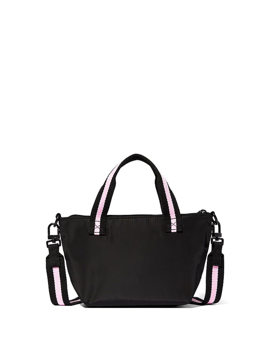 vs Pink Mini Crossbody Nylon Tote Bag Black Cherry Logo Nylon 2 of 4 