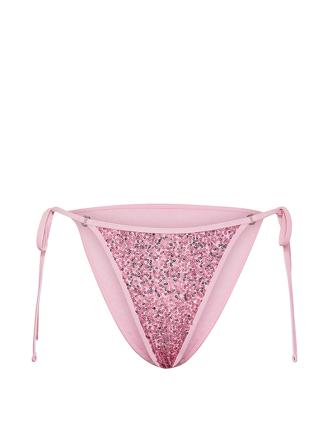pink Swim Side-Tie Cheeky Bikini Bottom Boardwalk Pink 3 of 3 