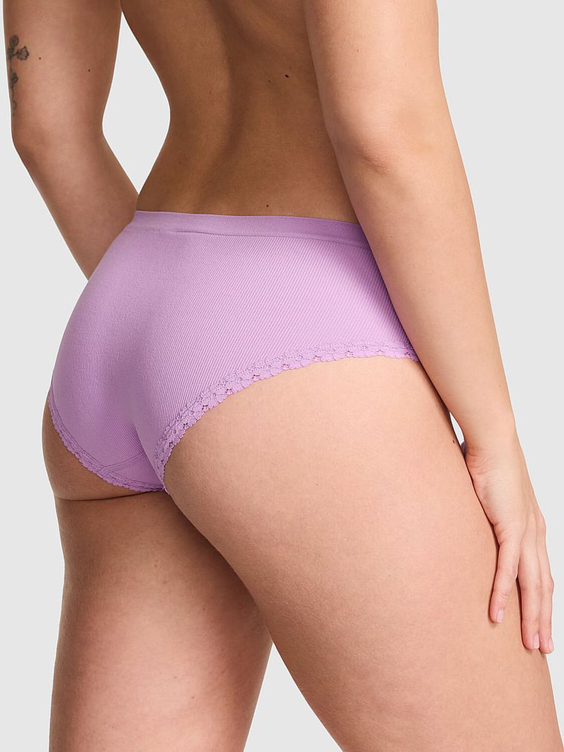 vs Pink Seamless Hiphugger Panty Light Lilac 2 of 3 