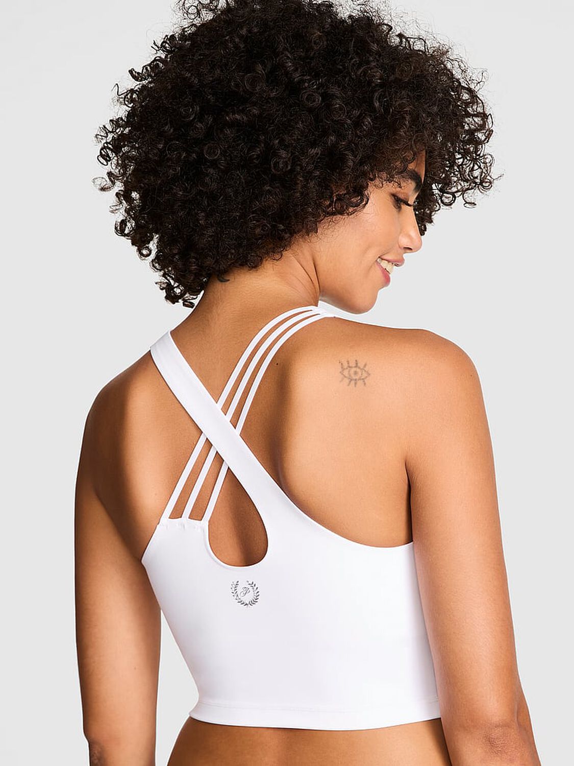 vs Pink Relay Criss-Cross Bra Tank Vs White 2 of 2 