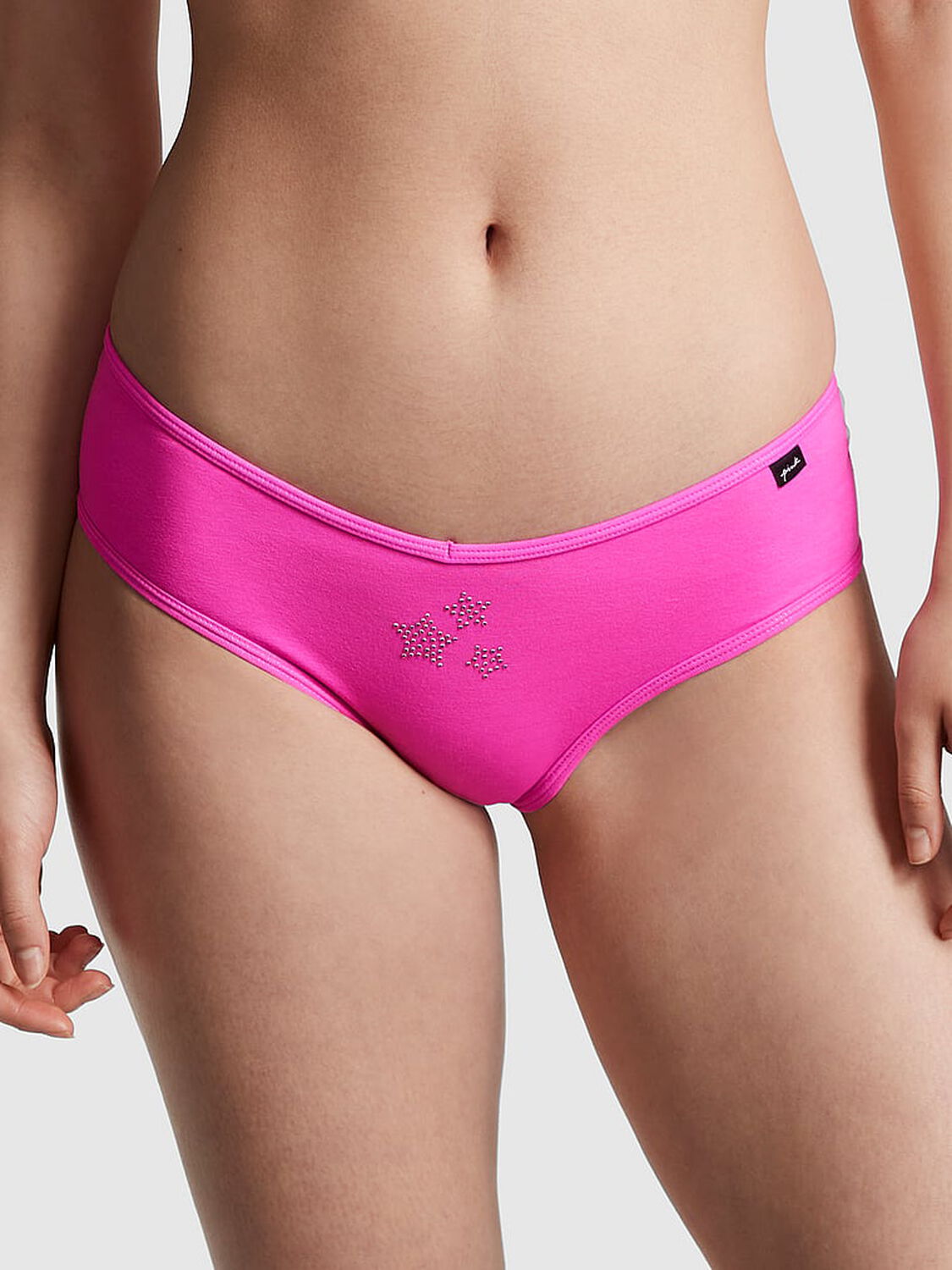 vs Pink Cotton Cheekster Panty 1 of 3 