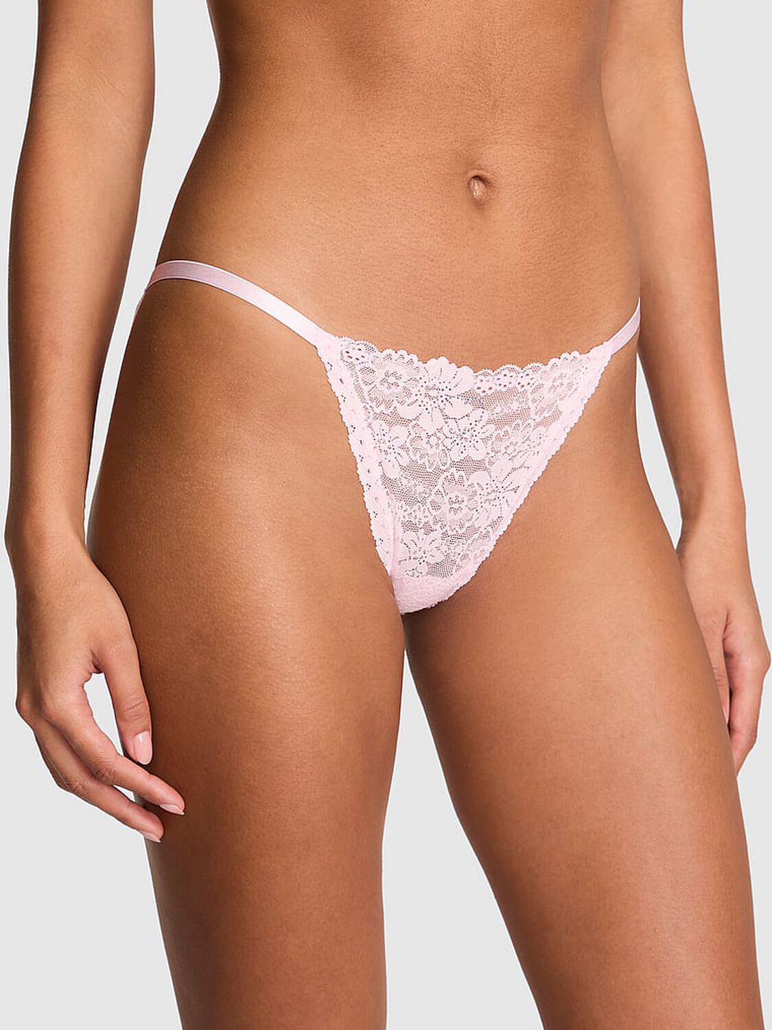 vs Pink Wink String Bikini Panty Pink Tulip 1 of 4 