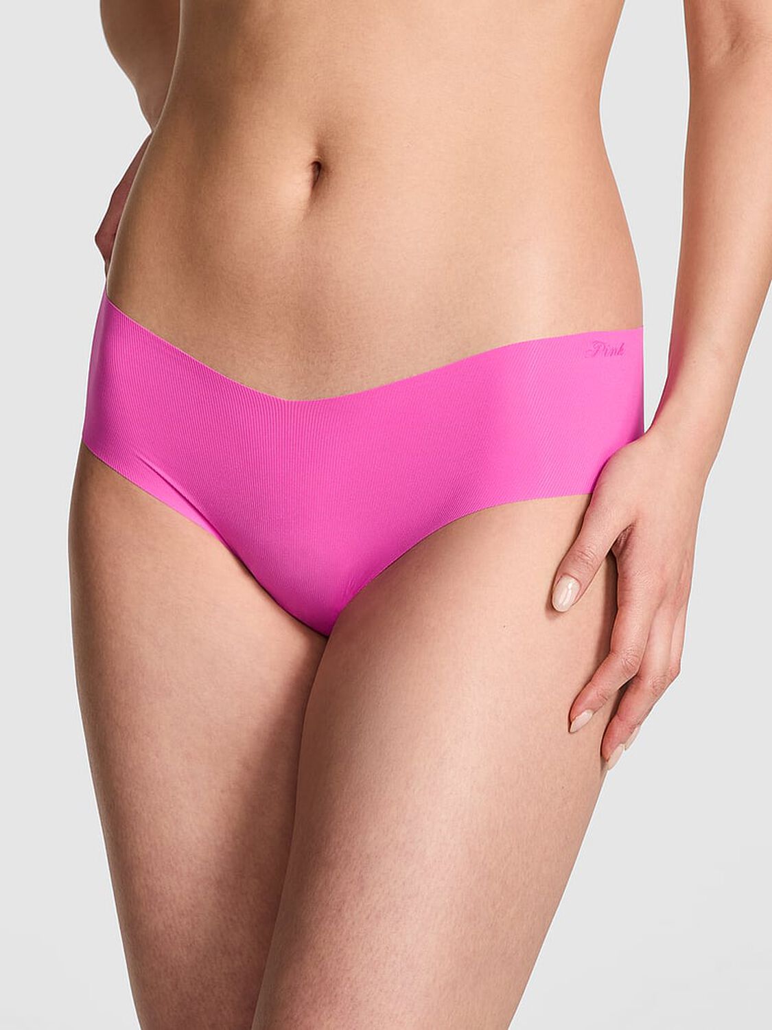 vs Pink No-Show Hiphugger Panty Pink Gossip 1 of 3 