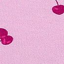 Cotton Dorm Unlined Racerback Bralette, Hushed Lilac Cherry Print, swatch