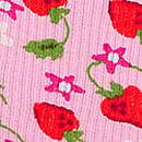 Cotton Lace Trim Cheeky Panty, Pink Lollipop Strawberry, swatch