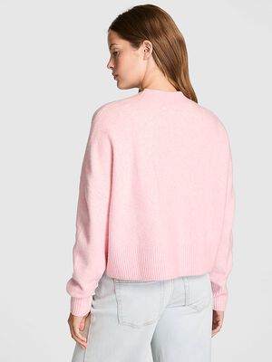 Comfy Girl Cropped V-Neck Cardigan