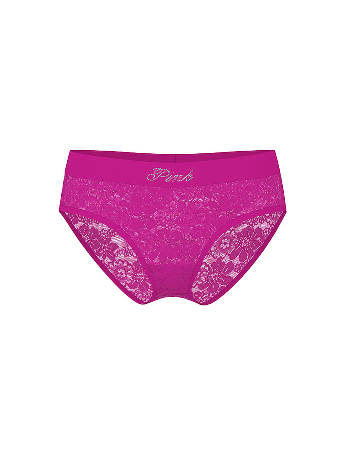 vs Pink Lacie Logo Hiphugger Panty Pink Fire 3 of 3 