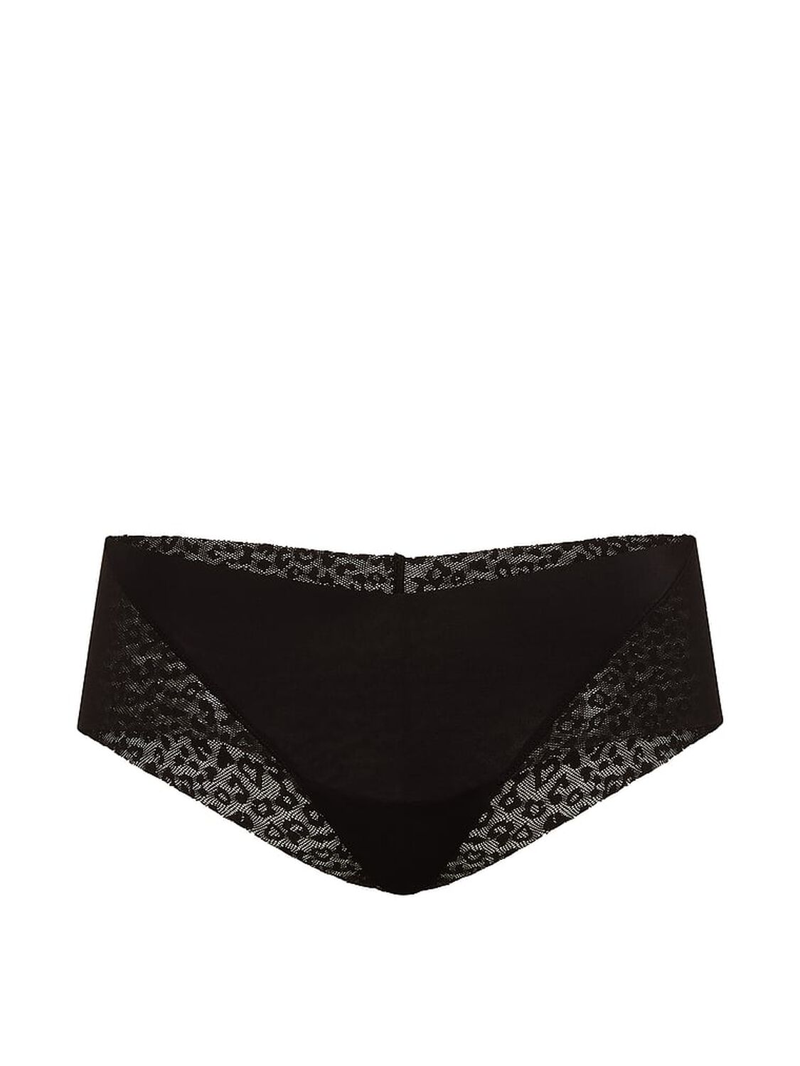 vs Pink No-Show Cheeky Panty Black 3 of 3 