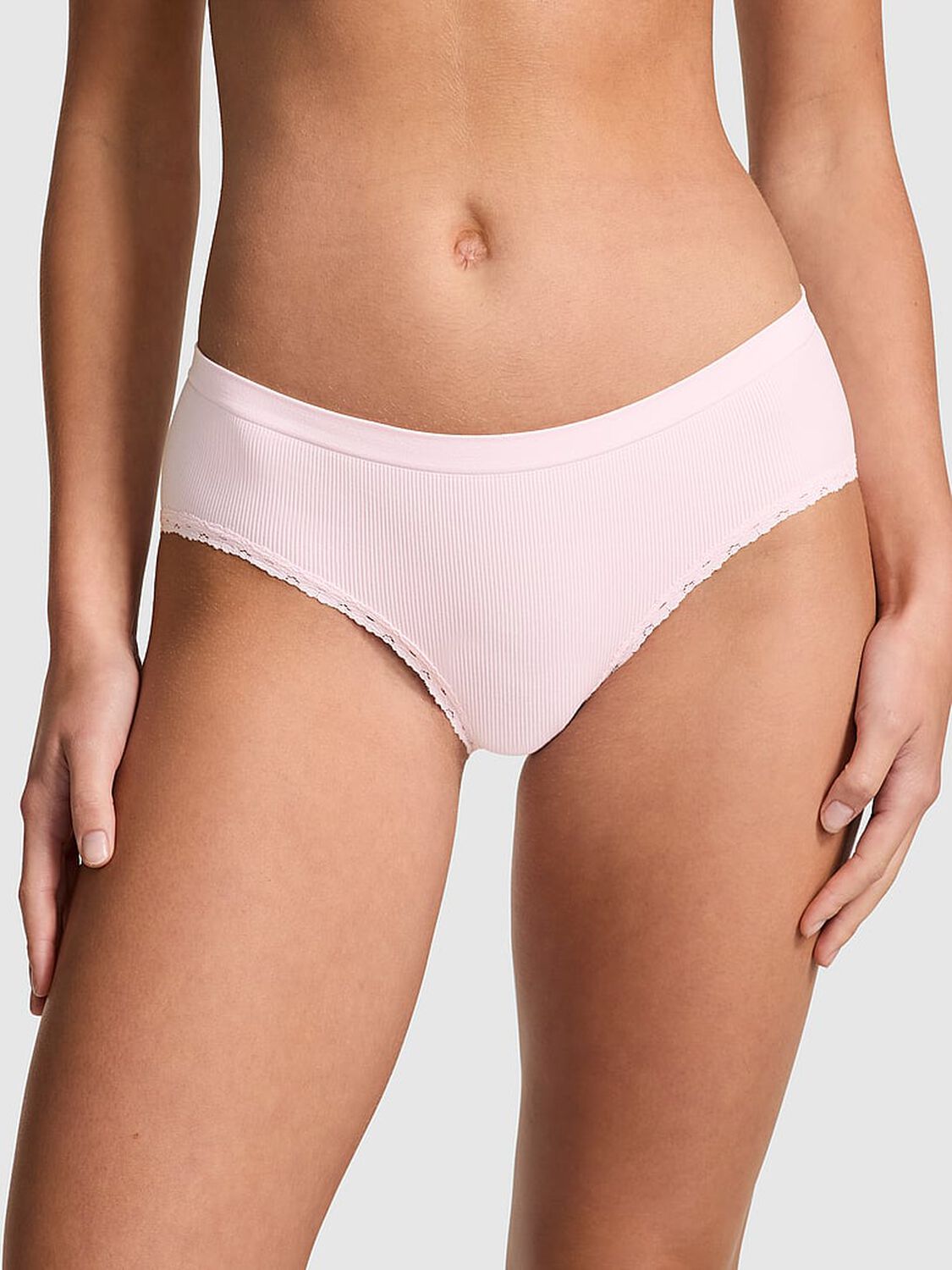 vs Pink Seamless Hiphugger Panty Pink Tulip 1 of 3 