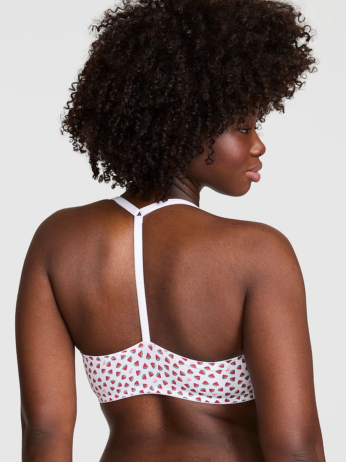 pink Pink Wear Everywhere Wear Everywhere&trade; Front-Close Push-Up Bra Watermelon Print 2 of 3 