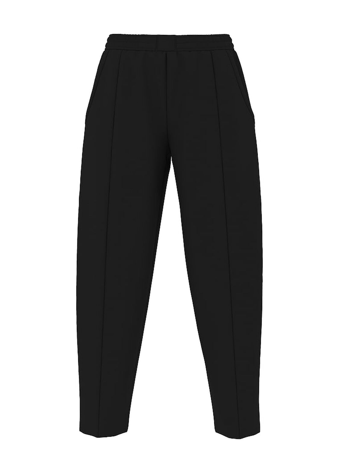 vs Pink Campus Fleece&trade; Seamed Barrel Sweatpants Pure Black 3 of 3 