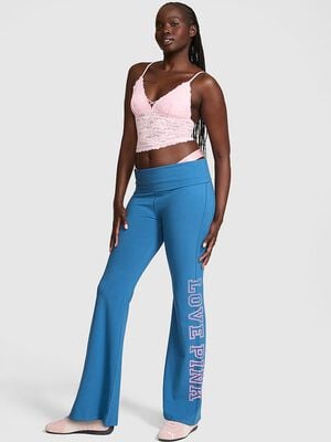 All-Day Cotton&trade; Foldover Flare Leggings