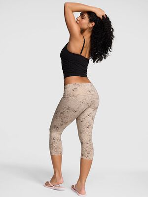 All-Day Cotton&trade; Foldover Capri Leggings