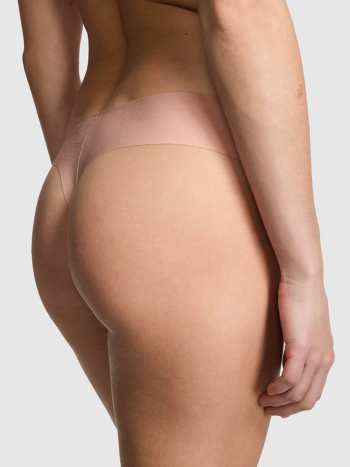 vs Pink No-Show Thong Panty Macaron 2 of 3 