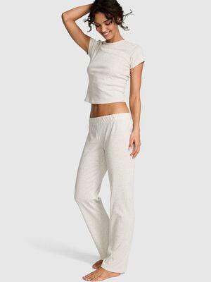 Pointelle Tee & Pajama Pant Set