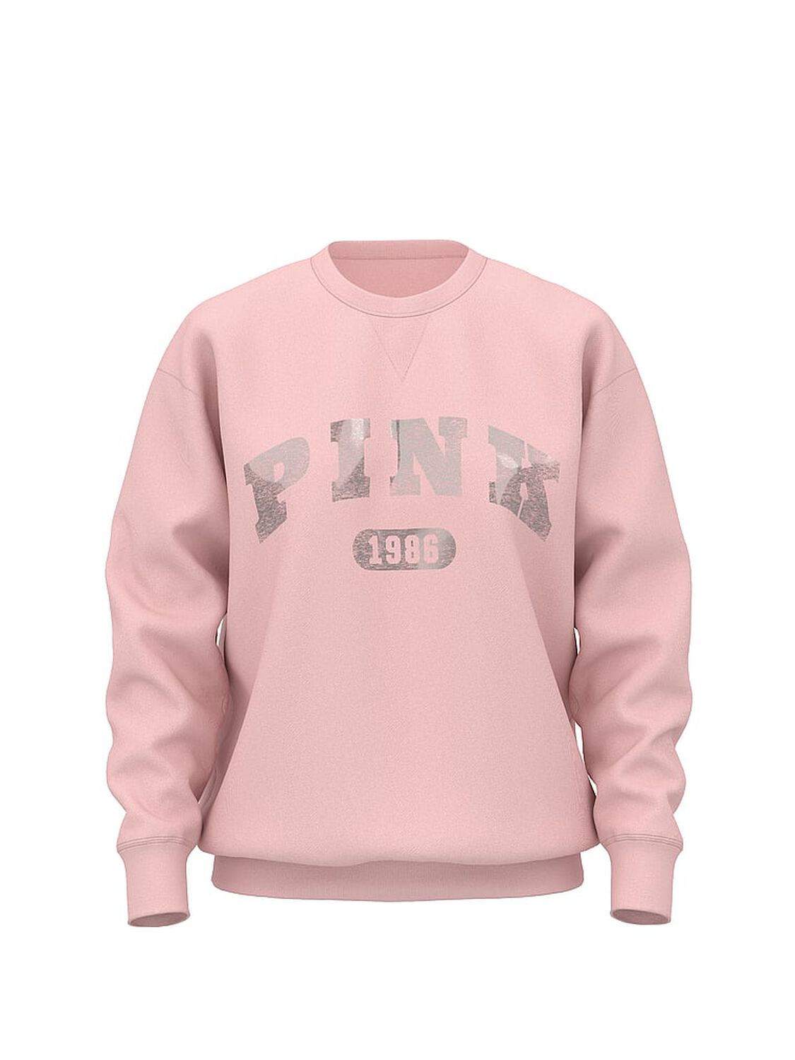 vs Pink Ivy Fleece Oversized Crew Sweatshirt Doll House 3 of 3 