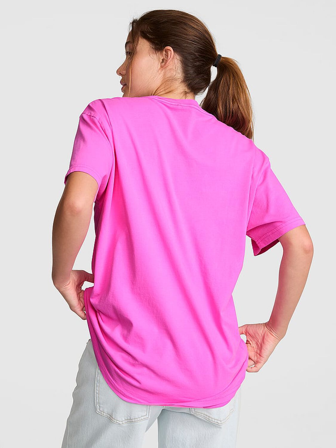 vs Pink Campus Cotton&trade; Tee Pink Berry 2 of 4 