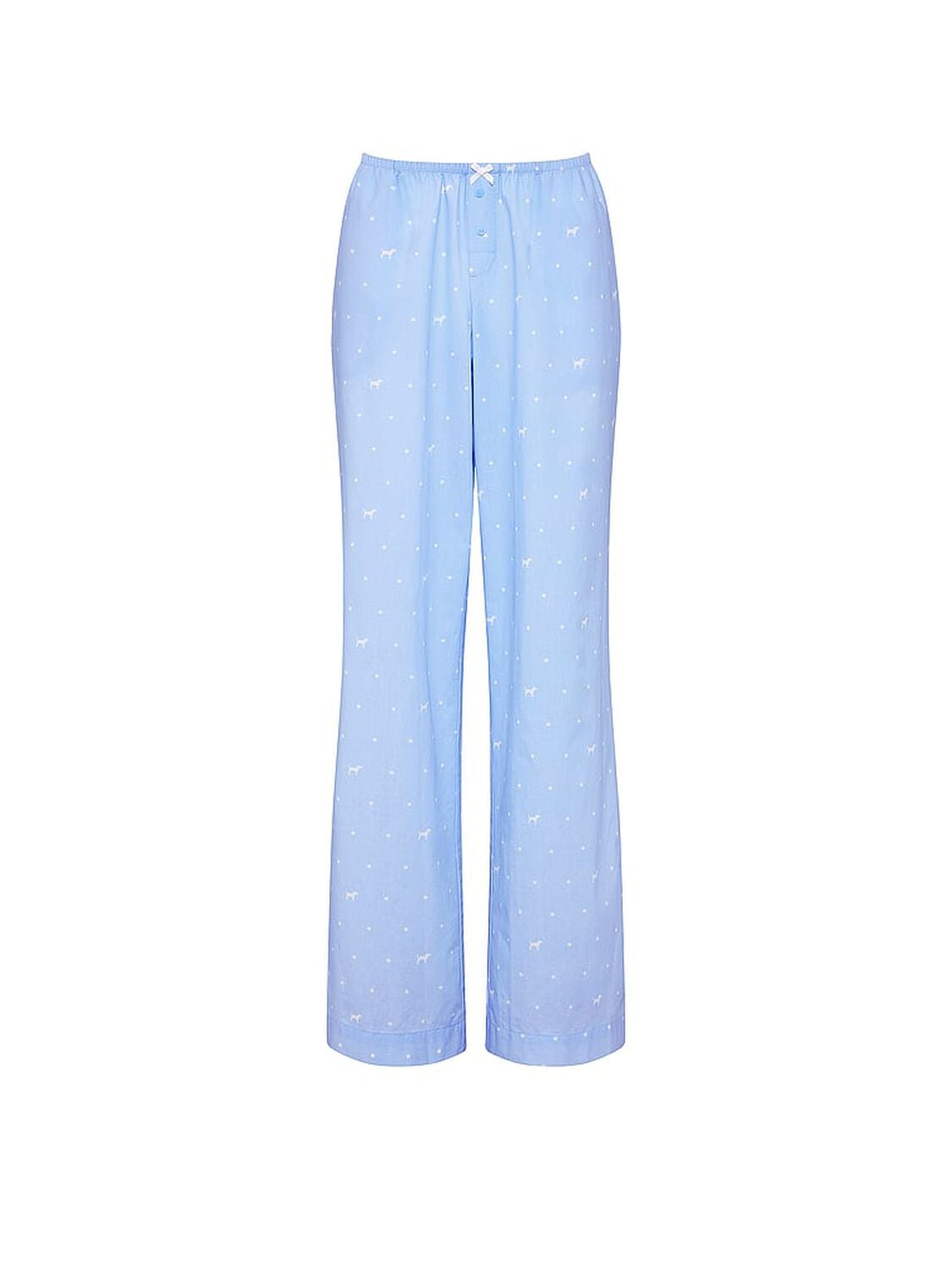 vs Pink Sweet Dreams Pajama Pants Blue Dot Dog Print 3 of 3 