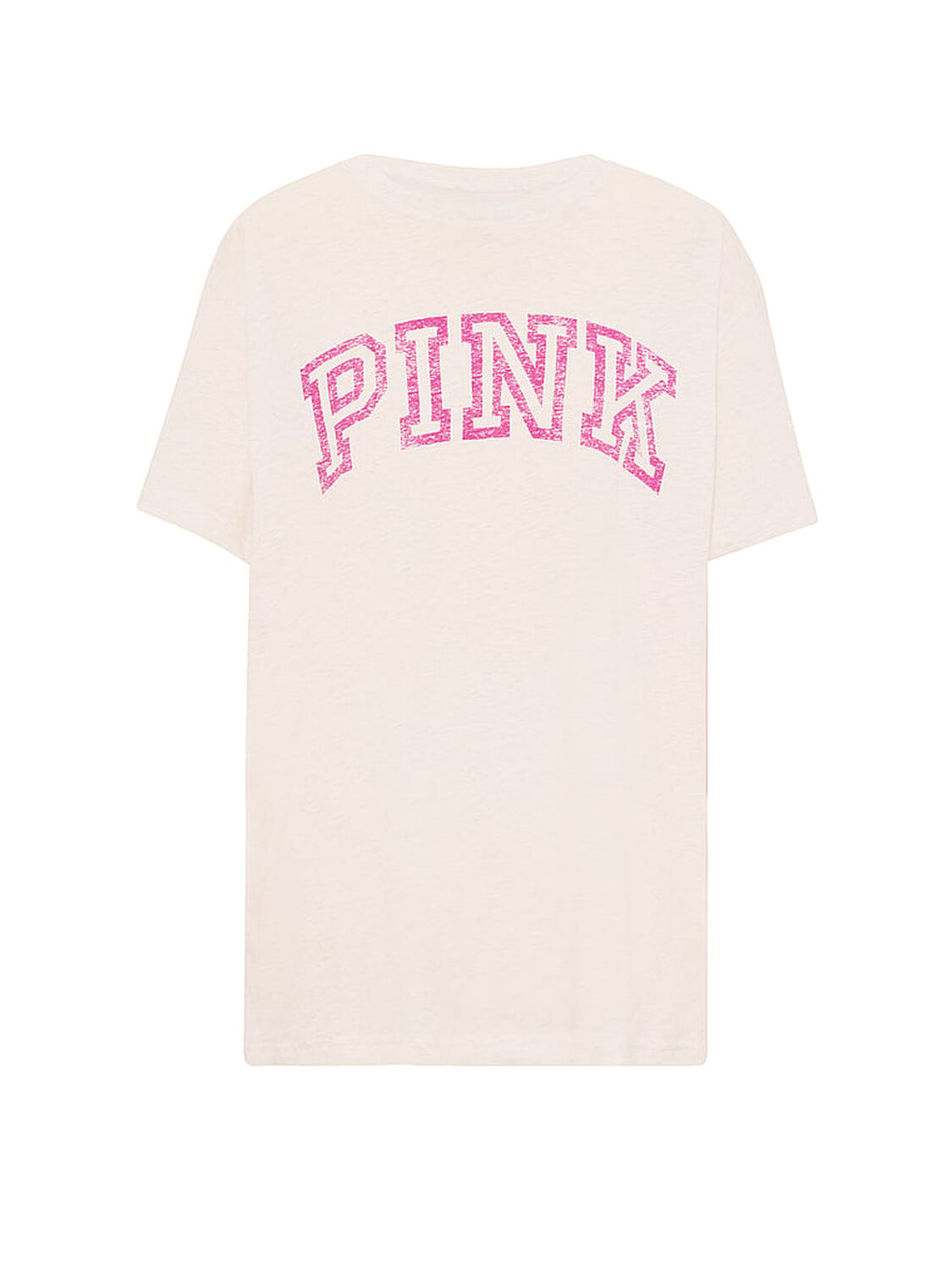 vs Pink Campus Cotton&trade; Tee Snow Heather 3 of 3 