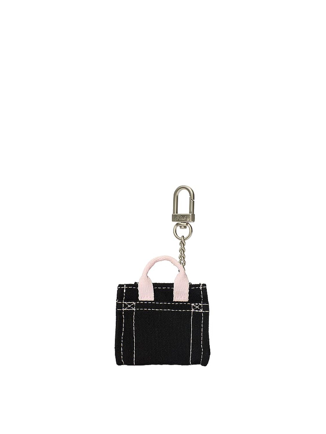 vs Pink Mini Tote Keychain Charm Black 2 of 2 