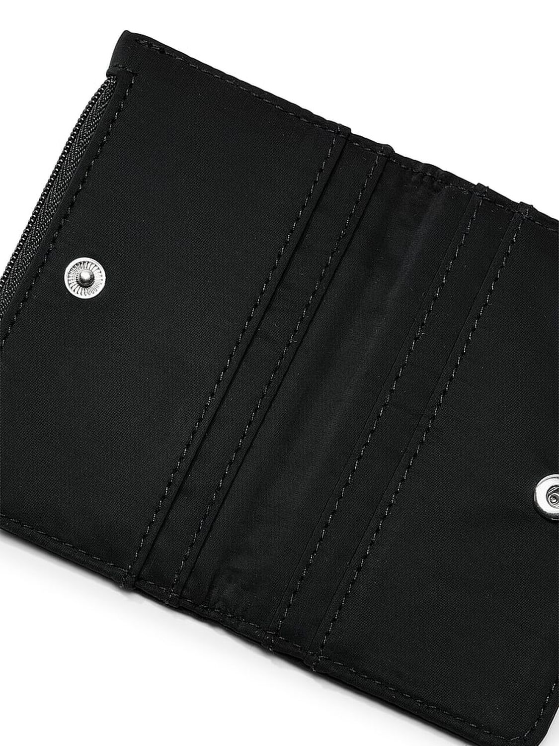 vs Pink Zip Card Holder Keychain Black 2 of 2 