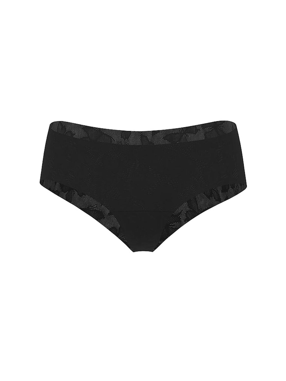 vs Pink No-Show Thong Panty Black 3 of 3 