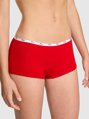 Logo Cotton Boyshort Panty
