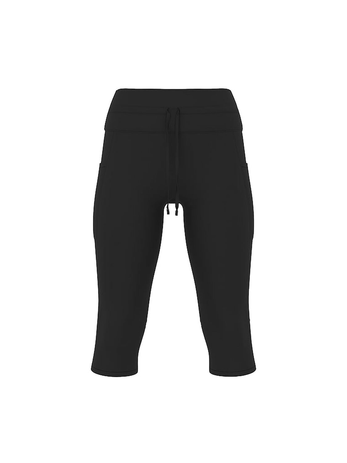 vs Pink Relay Tech Capri Leggings Pure Black 3 of 3 