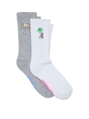 2-Pack Crew Socks