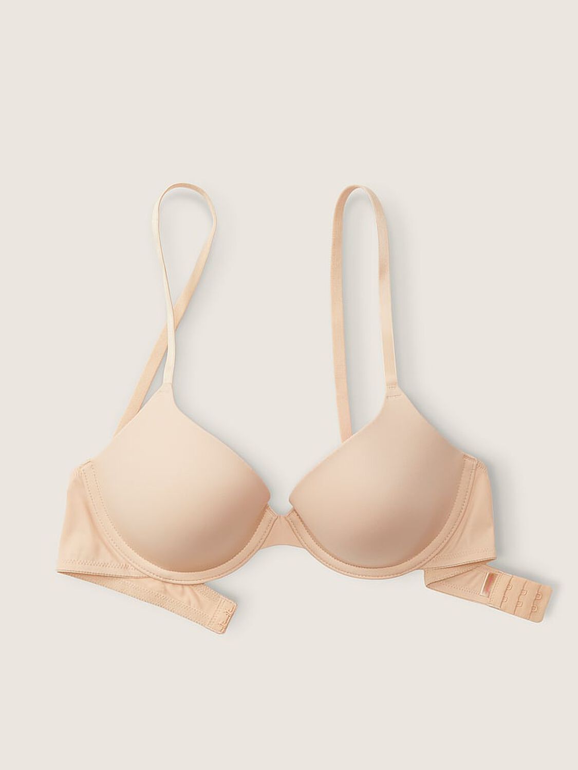 vs Pink Wear Everywhere Wear Everywhere Lightly Lined T-Shirt Bra Beige 3 of 5 