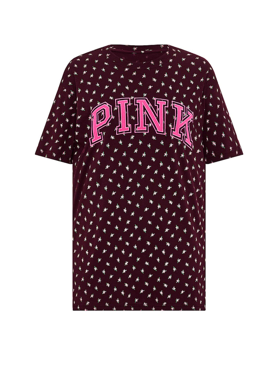 vs Pink Campus Cotton&trade; Tee Wild Rose Fresh Florals 3 of 4 