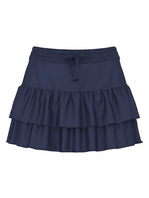 Summer Fling Satin Ruffle Skirt