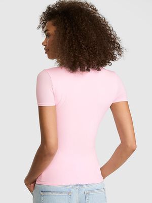 PINK Base Stretch&trade; Short-Sleeve Tee