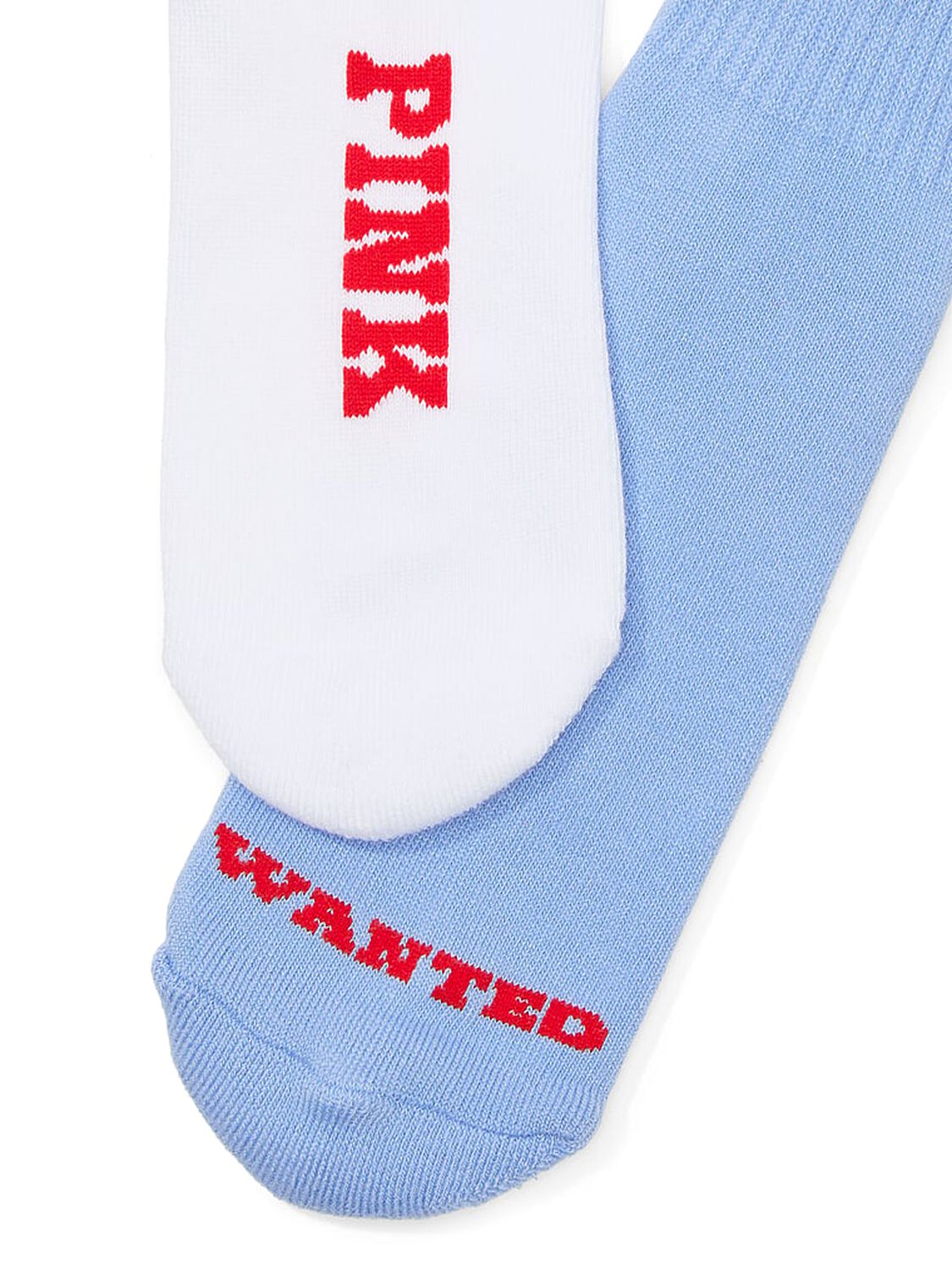 vs Pink 2-Pack Quarter Socks Seascape Blue/Optic White Cowboy Hat 2 of 2 