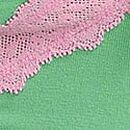Modal Lace-Trim Cami, Graphic Green, swatch