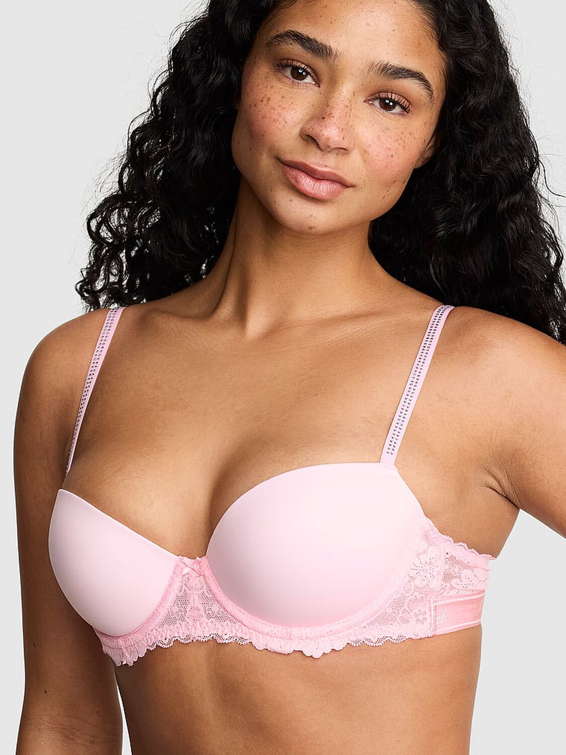 vs Pink Wink PINK Wink&trade; Push-Up Balconette Bra Boardwalk Pink 1 of 2 