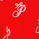 Flannel Boxy Pajama Shorts, Bright Vermillion Script P Logo, swatch