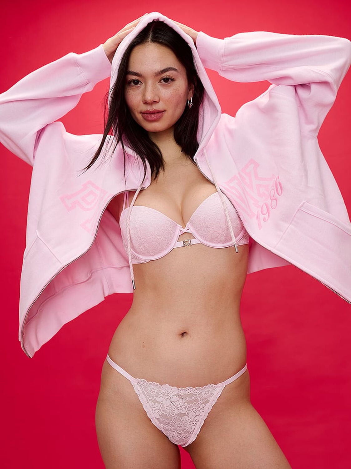vs Pink Wink PINK Wink&trade; Push-Up Balconette Bra Pink Tulip 4 of 4 